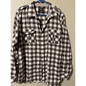 Lucky Brand Dungarees America Men's L Button Down Shirt